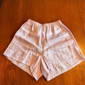 Vrg Grl Eliza Linen Lavender Shorts